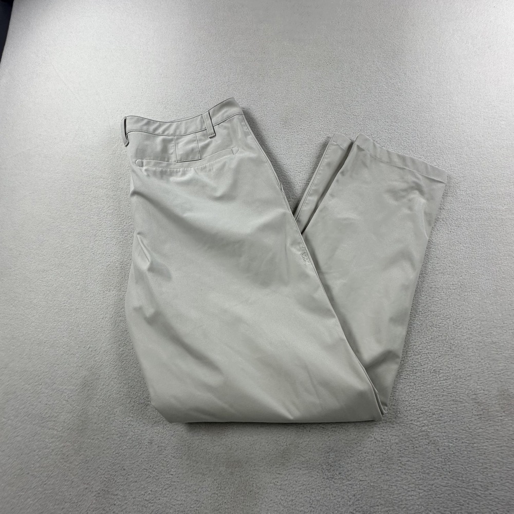 Rhone Pants Mens Large Beige Commuter Classic Straight Performance Travel Golf